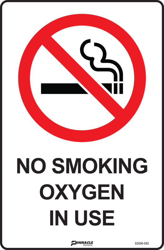No Smoking Oxygen In Use - Image 2
