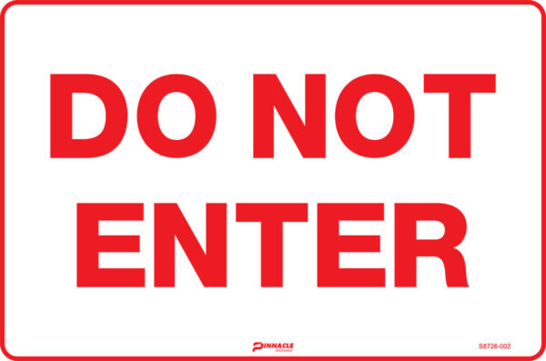 Do Not Enter
