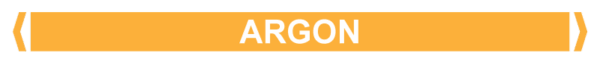 Self Adhesive Pipe Markers, Argon (Sand/Yellow-Ochre)