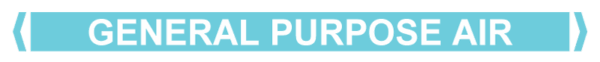 Self Adhesive Pipe Markers, General Purpose Air (Light Blue)