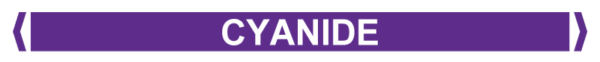 Self Adhesive Pipe Markers, Cyanide (Violet)