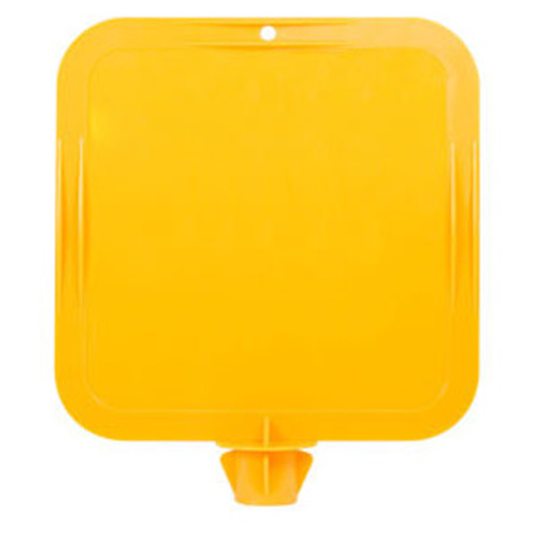 Yellow Lock In Sign Frame, Blank Yellow - Image 2