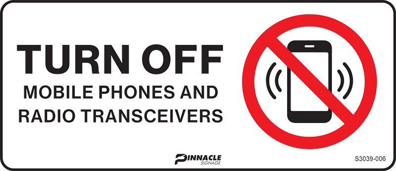 Turn Off Mobile Phones And Radio Transceivers - Image 2