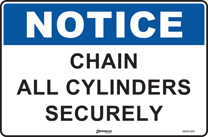 Notice Chain All Cylinders Securely - Image 3