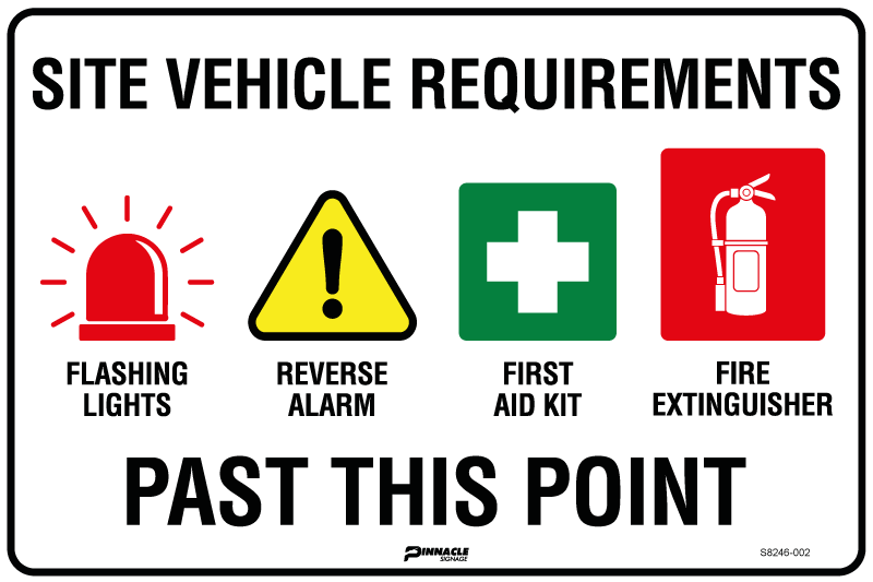 Site Vehicle Requirements (Flashing Lights, Reverse Alarm, 1st Aid, Fire Ext) - Image 2