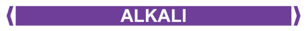 Self Adhesive Pipe Markers, Alkali (Violet)