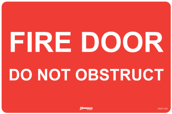 Fire Door Do Not Obstruct