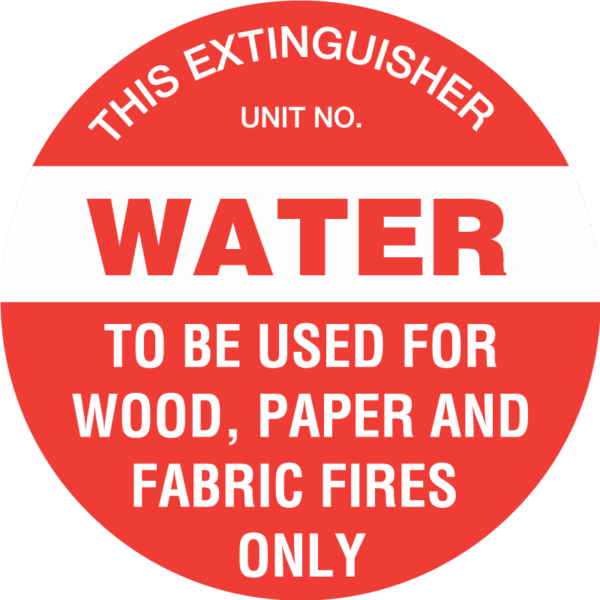 This Extinguisher: Water 200mm Disc