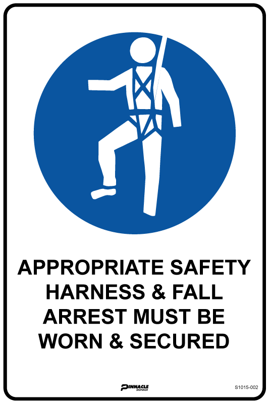 Appropriate Safety Harness & Fall Arrest Must Be Worn & Secured - Image 2