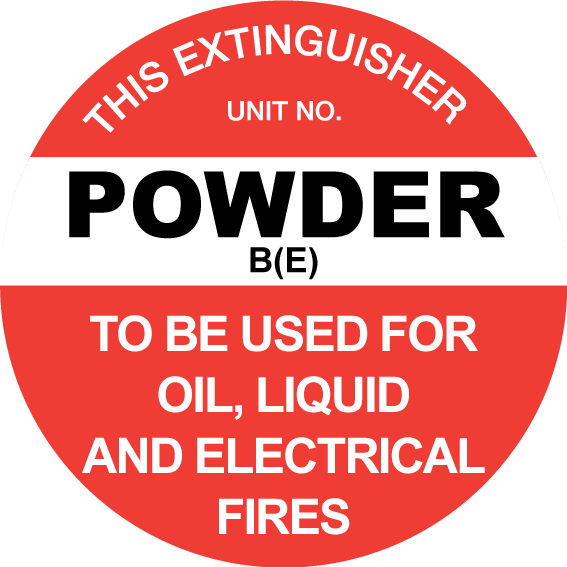 This Extinguisher: Powder B(E) 200mm Disc - Image 2