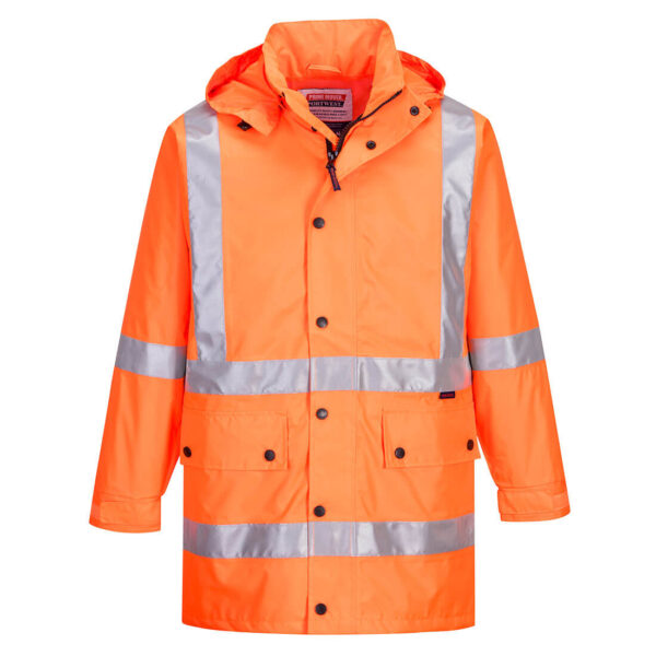 Max Hi-Vis X Back Rain Traffic Jacket