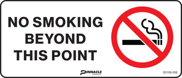 No Smoking Beyond This Point