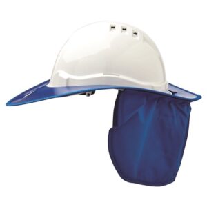 V6 Hard Hat Plastic Brim Blue