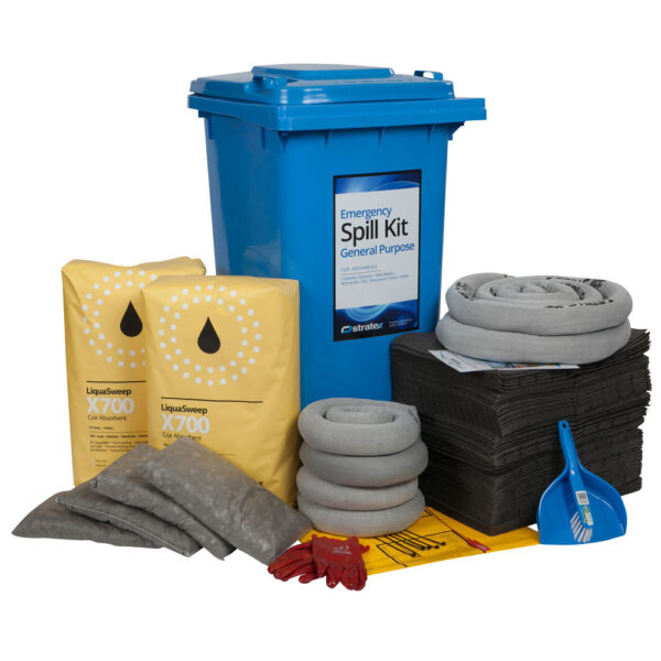 240 Litre Wheeled Bin Standard Spill Kit
