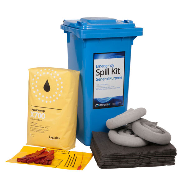 120 Litre Wheeled Bin Economy Spill Kit