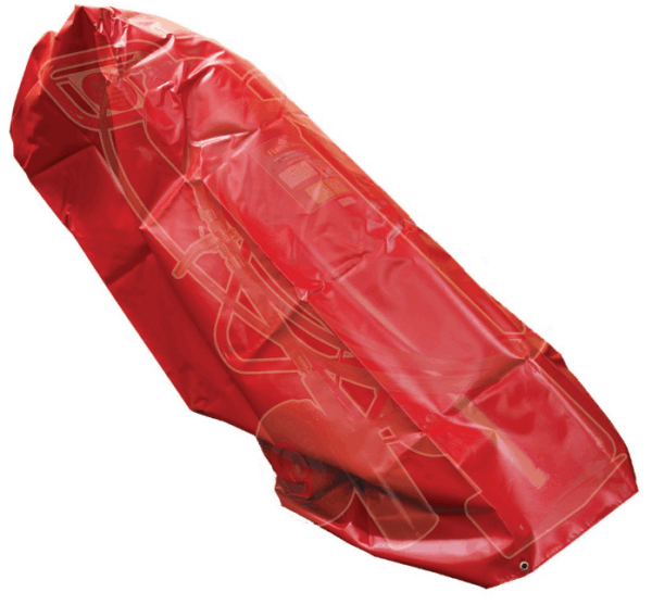 45kg CO2 Mobile Cover Red PVC